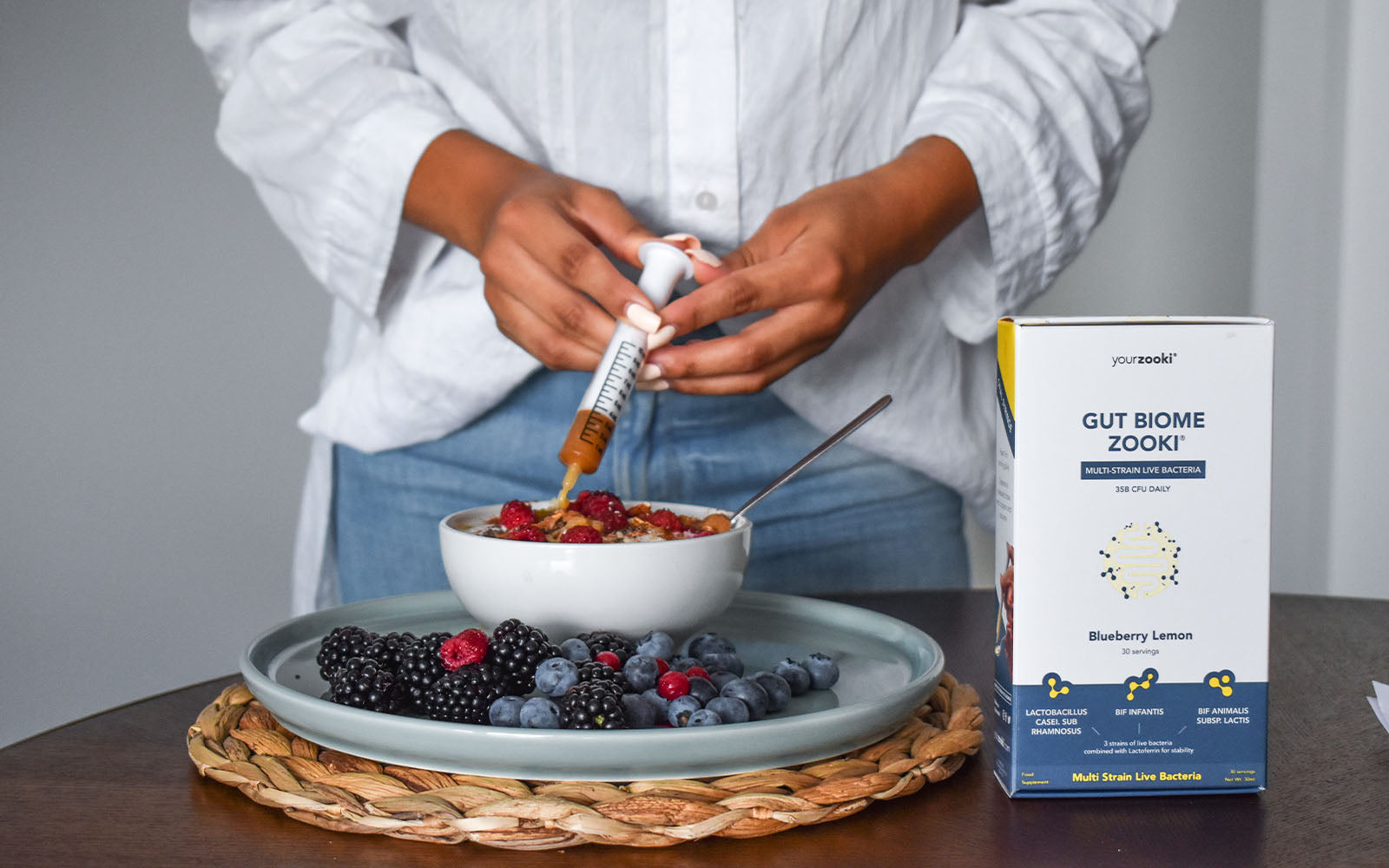 Gut-loving breakfast bowl | Gut Biome Zooki