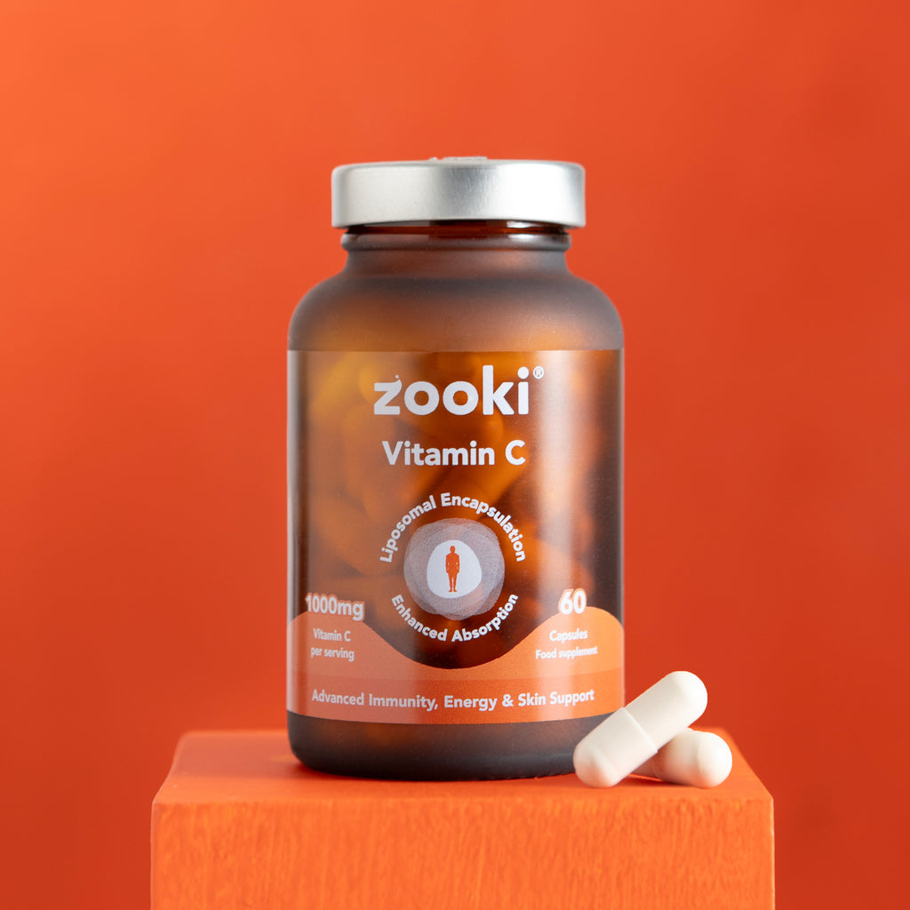 Vitamin C Capsules Energy, Immunity, Skin Zooki