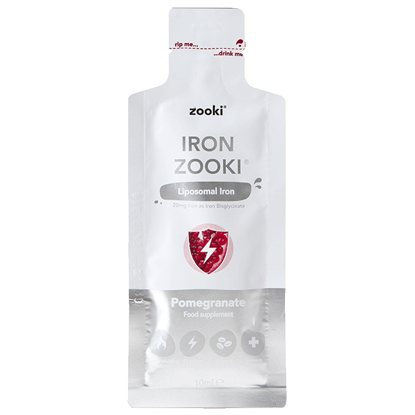 Iron Zooki® High Strength Liposomal Liquid Iron Sachets