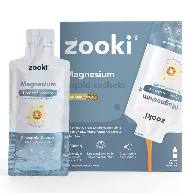 Magnesium Glycinate, Liposomal Liquid Sachets