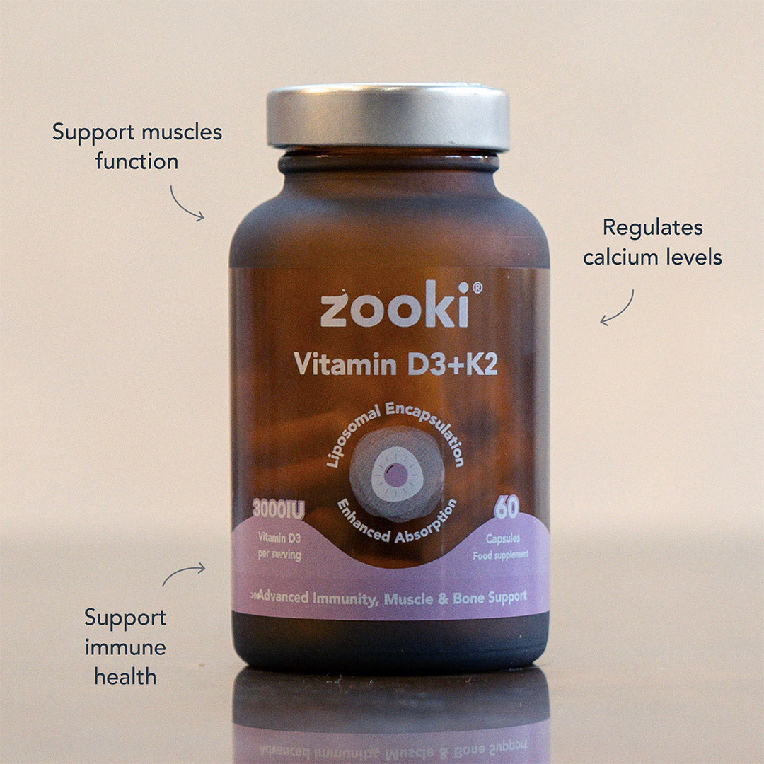 Vitamin D3+K2, Liposomal Capsules