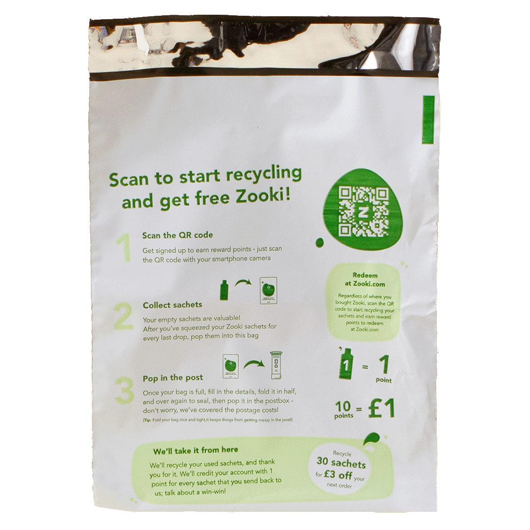 Recycling rewards bag