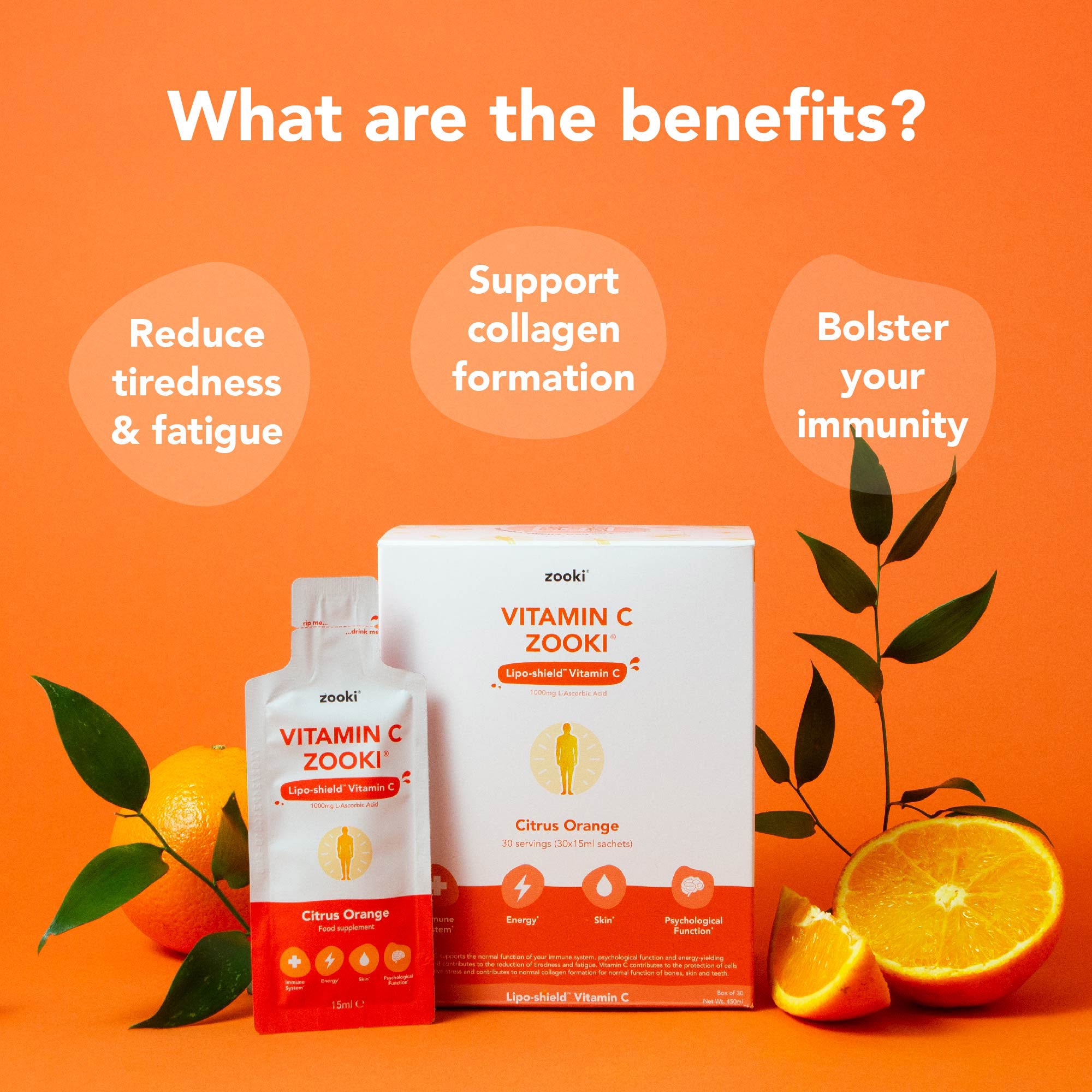 Vitamin C Zooki -  Immune System, Skin & Energy