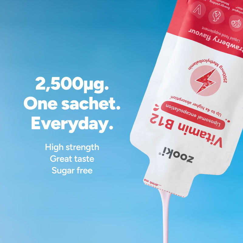 Vitamin B12, Liposomal Liquid Sachets