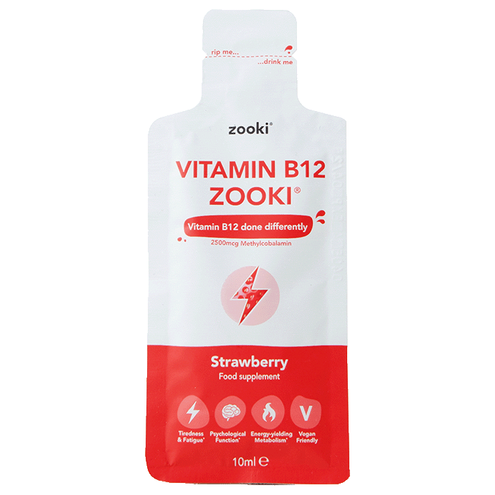 Liposomal Vitamin B12 Liquid, 4x Higher Absorption – Zooki