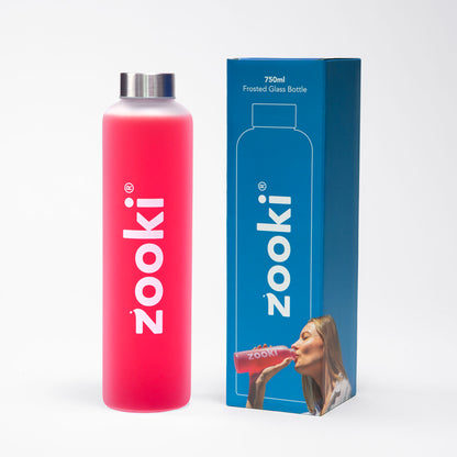 Zooki Frosted Glass Bottle - 750ml