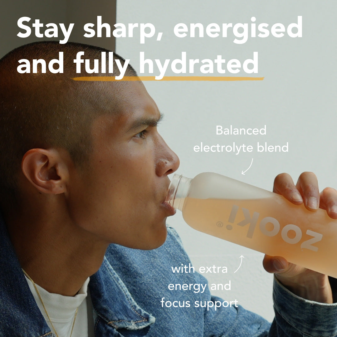 Hydration+ Energy and Focus Electrolyte Sachets - Zooki