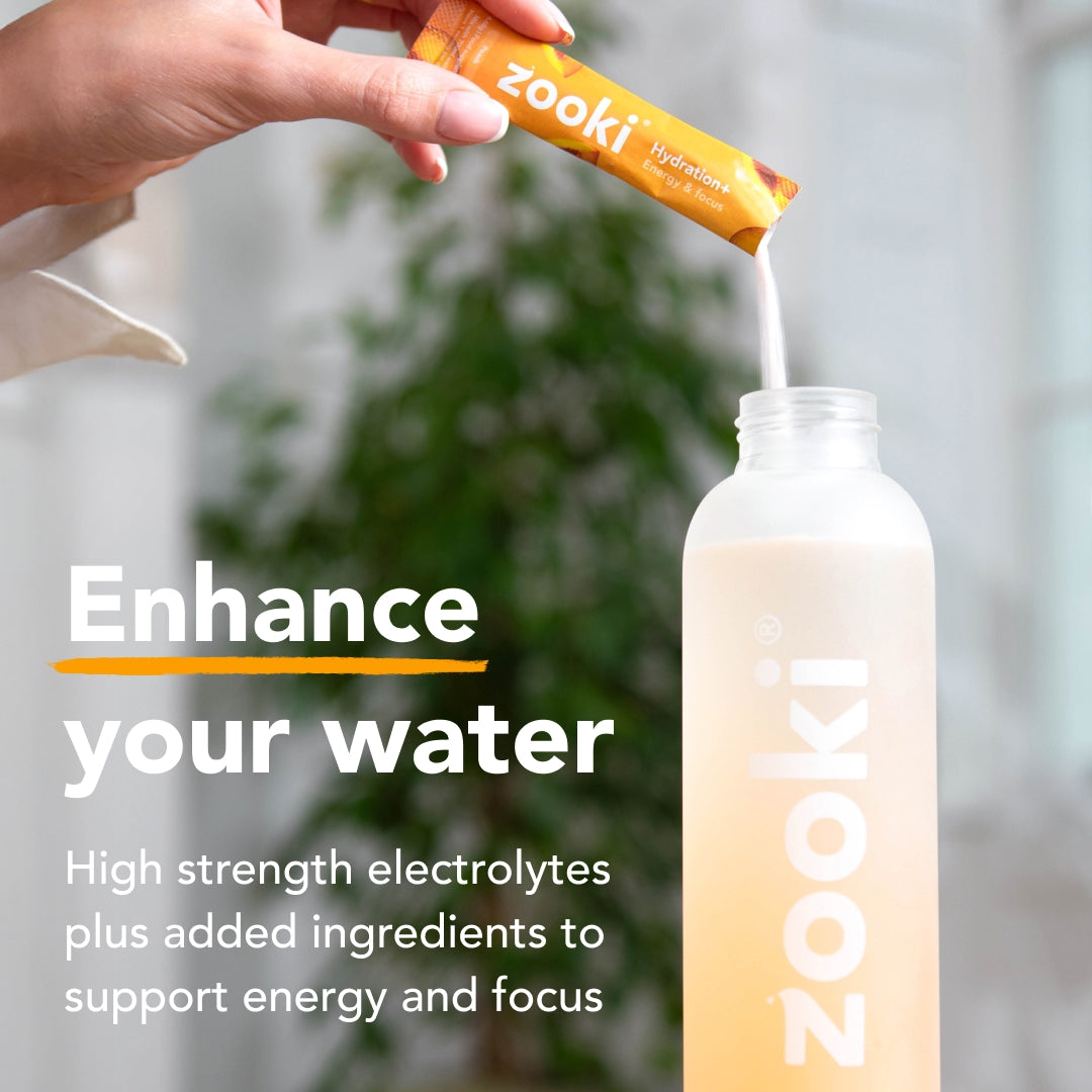 Hydration+ Energy and Focus Electrolyte Sachets - Zooki