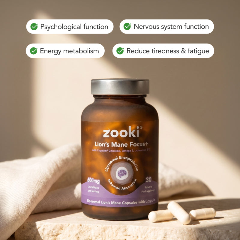 Lion's Mane Focus+, Liposomal Capsules