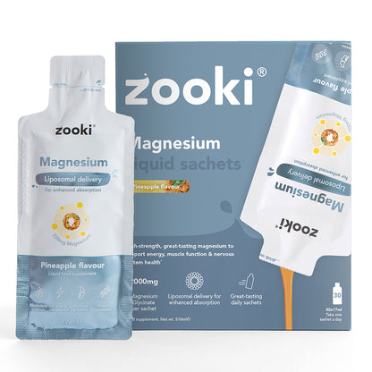 Magnesium Glycinate, Liposomal Liquid Sachets