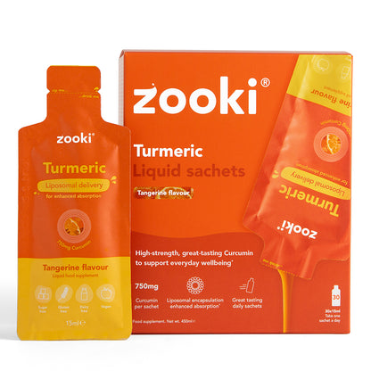 Turmeric, Liposomal Curcumin Liquid Sachets