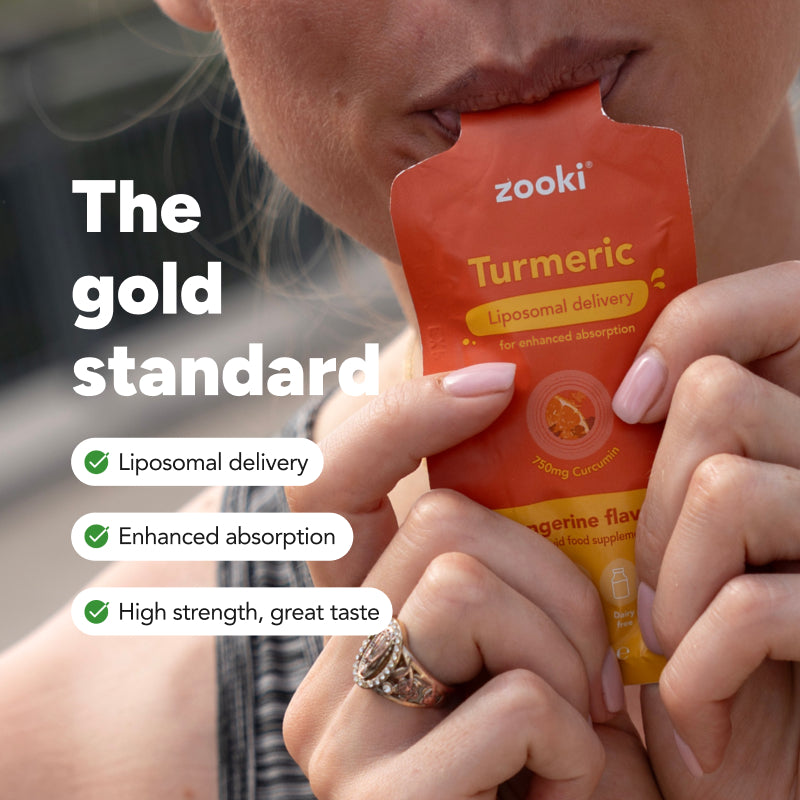 Turmeric, Liposomal Curcumin Liquid Sachets