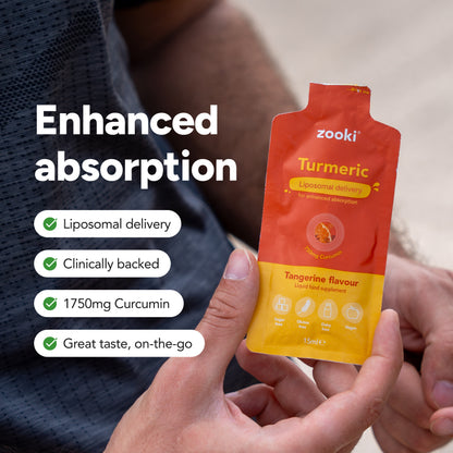 Turmeric, Liposomal Curcumin Liquid Sachets