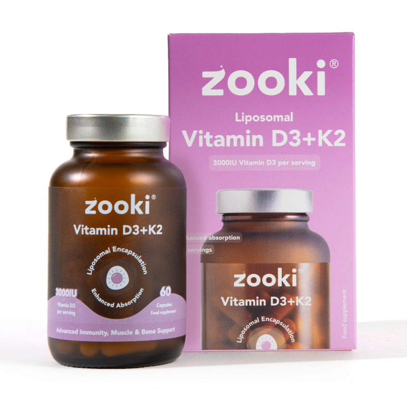 Vitamin D3+K2, Liposomal Capsules
