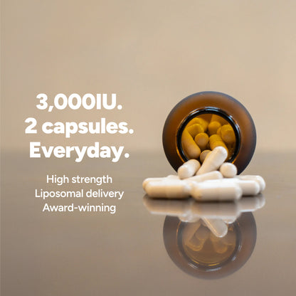 Vitamin D3+K2, Liposomal Capsules