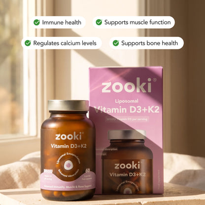 Vitamin D3+K2, Liposomal Capsules