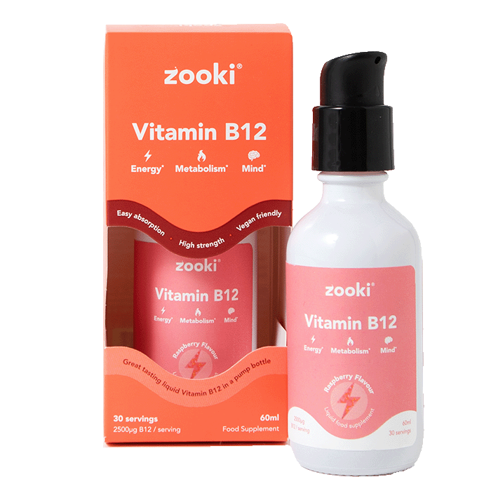 Liposomal Vitamin B12 Liquid, 4x Higher Absorption – Zooki