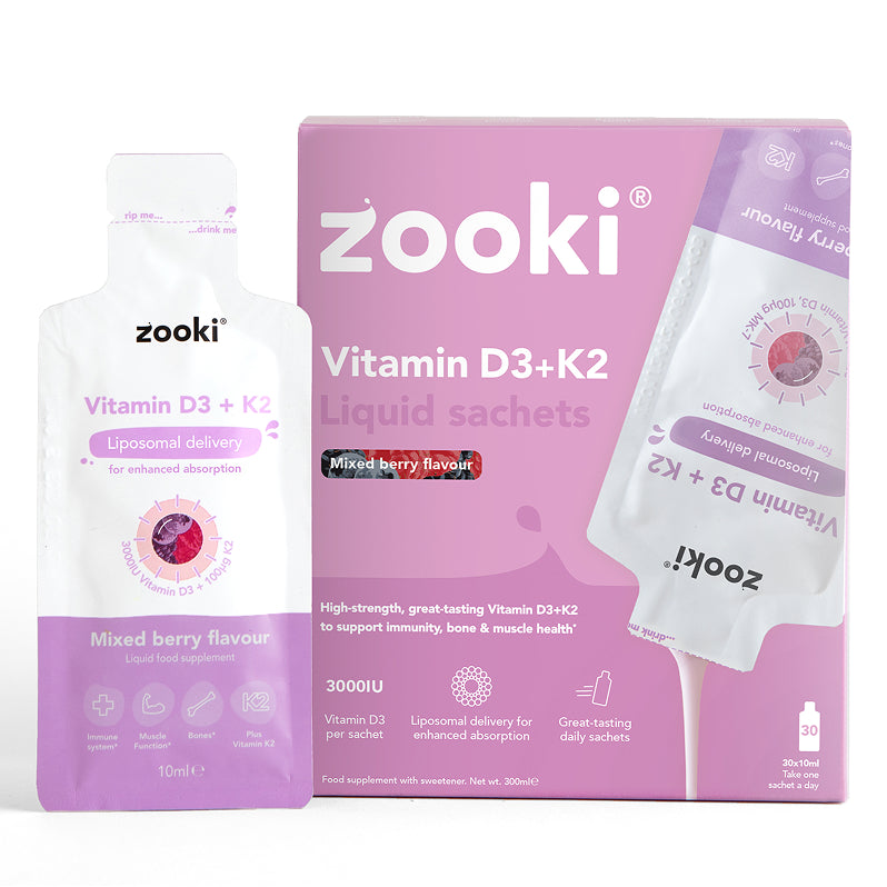 Vitamin D3+K2, Liposomal Liquid Sachets