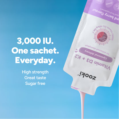 Vitamin D3+K2, Liposomal Liquid Sachets