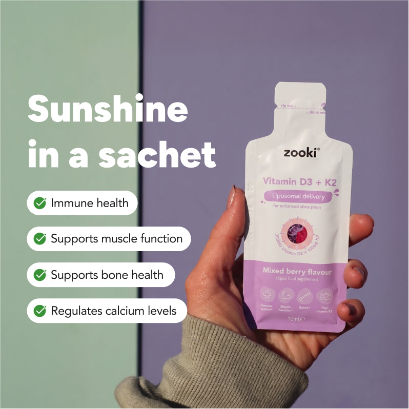 Vitamin D3+K2, Liposomal Liquid Sachets