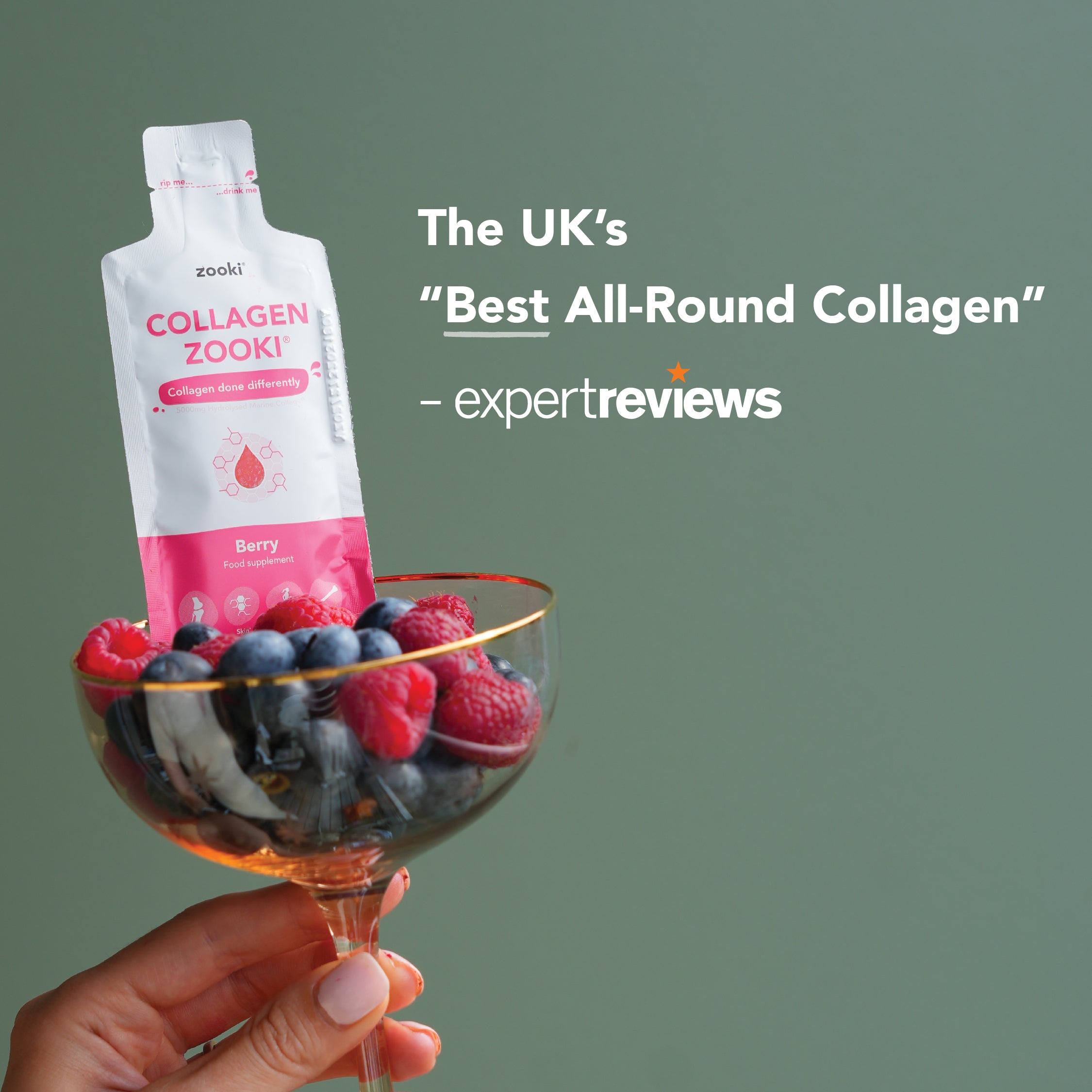 Marine Collagen Liquid Sachets For Skin, Hair & Nails - Zooki