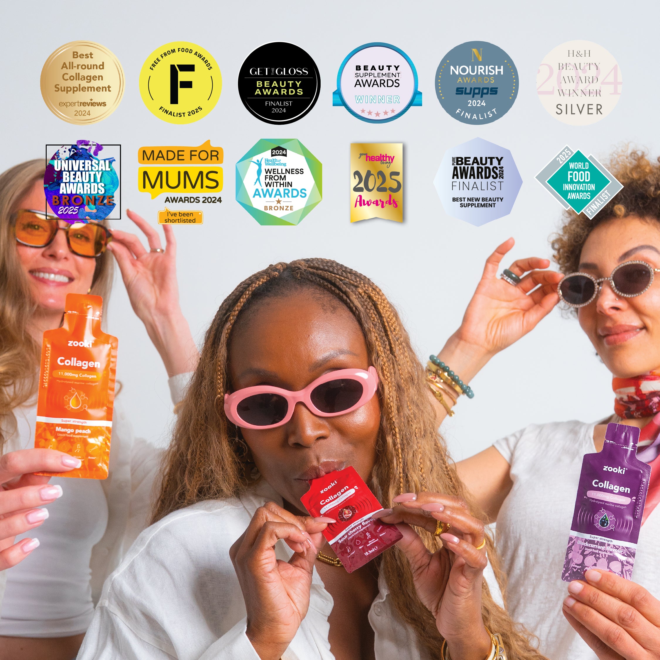 Marine Collagen Liquid Sachets For Skin, Hair Nails Zooki