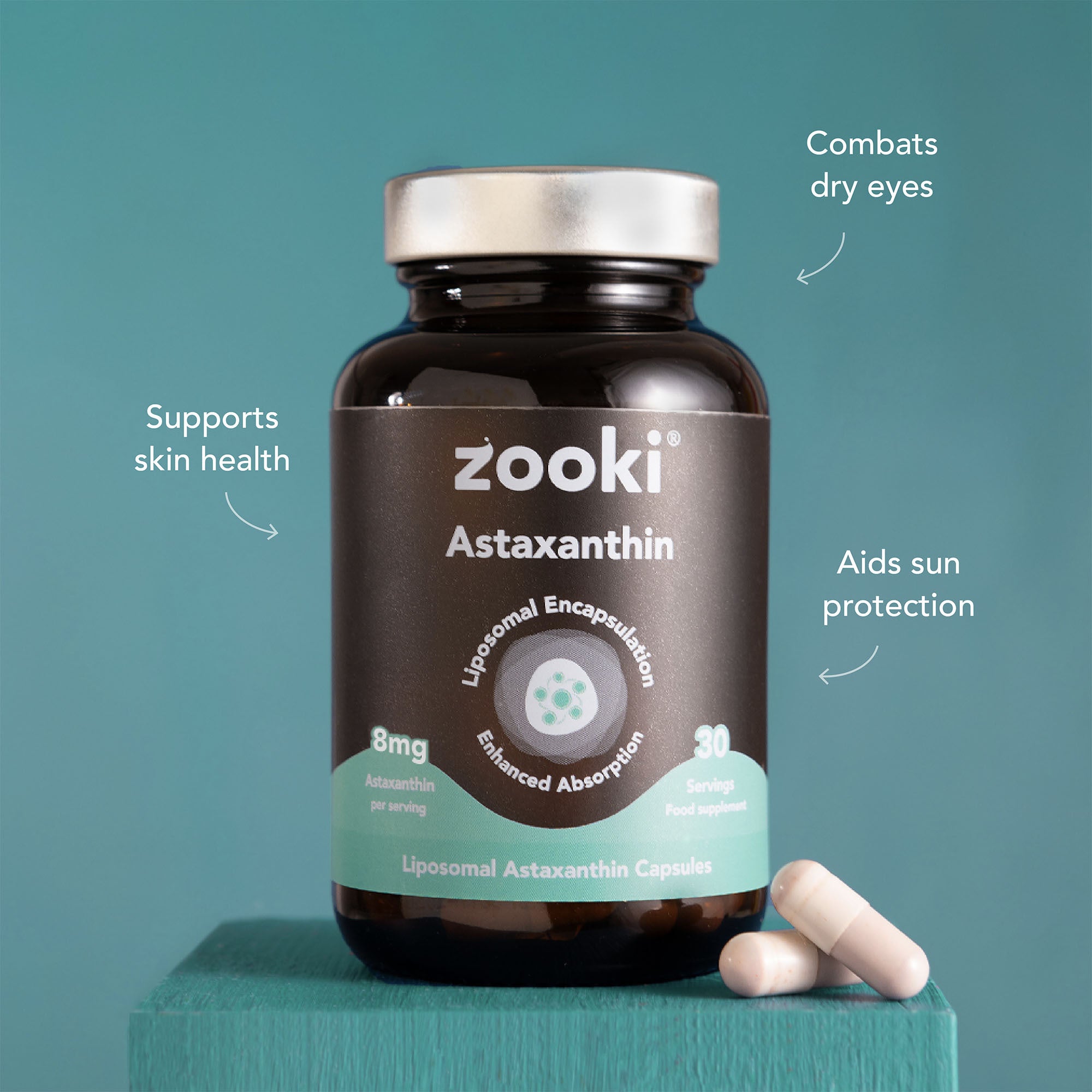 Astaxanthin, Liposomal Capsules
