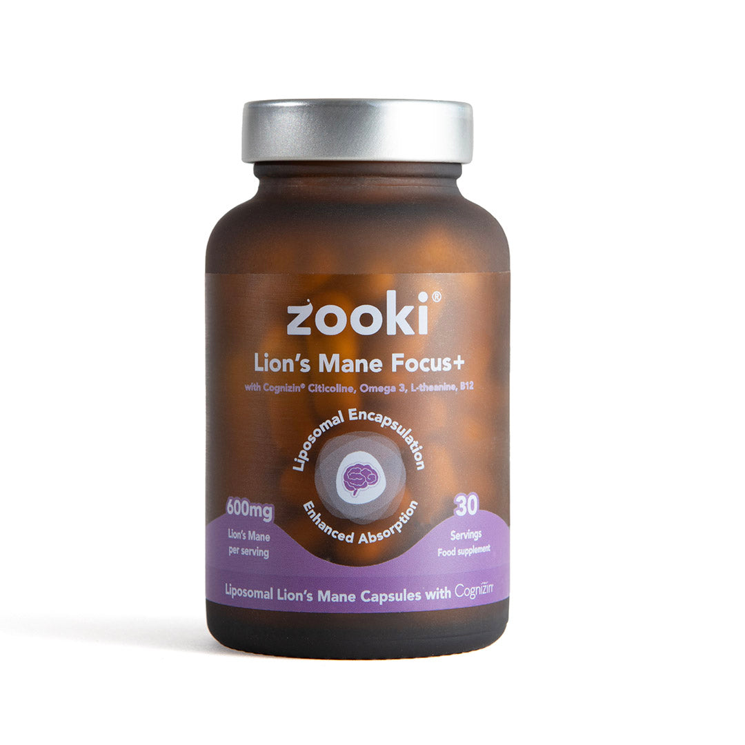 Lions Mane Focus+ Liposomal Capsules