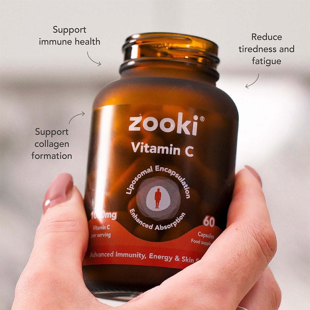 Liposomal Vitamin C Capsules, 4x Higher Absorption - Zooki