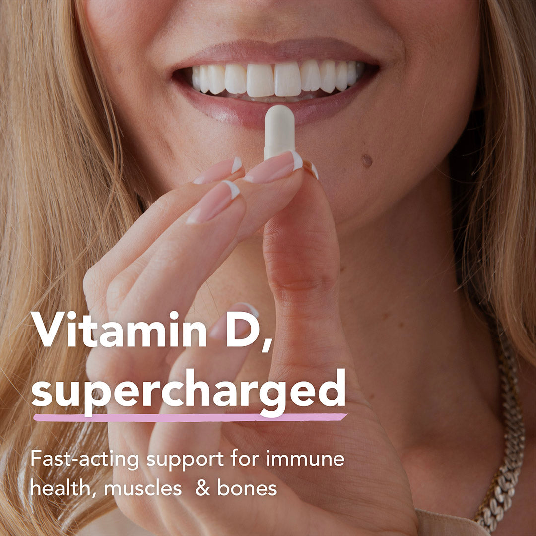 Liposomal Vitamin D3+K2 Capsules, 4x Higher Absorption - Zooki