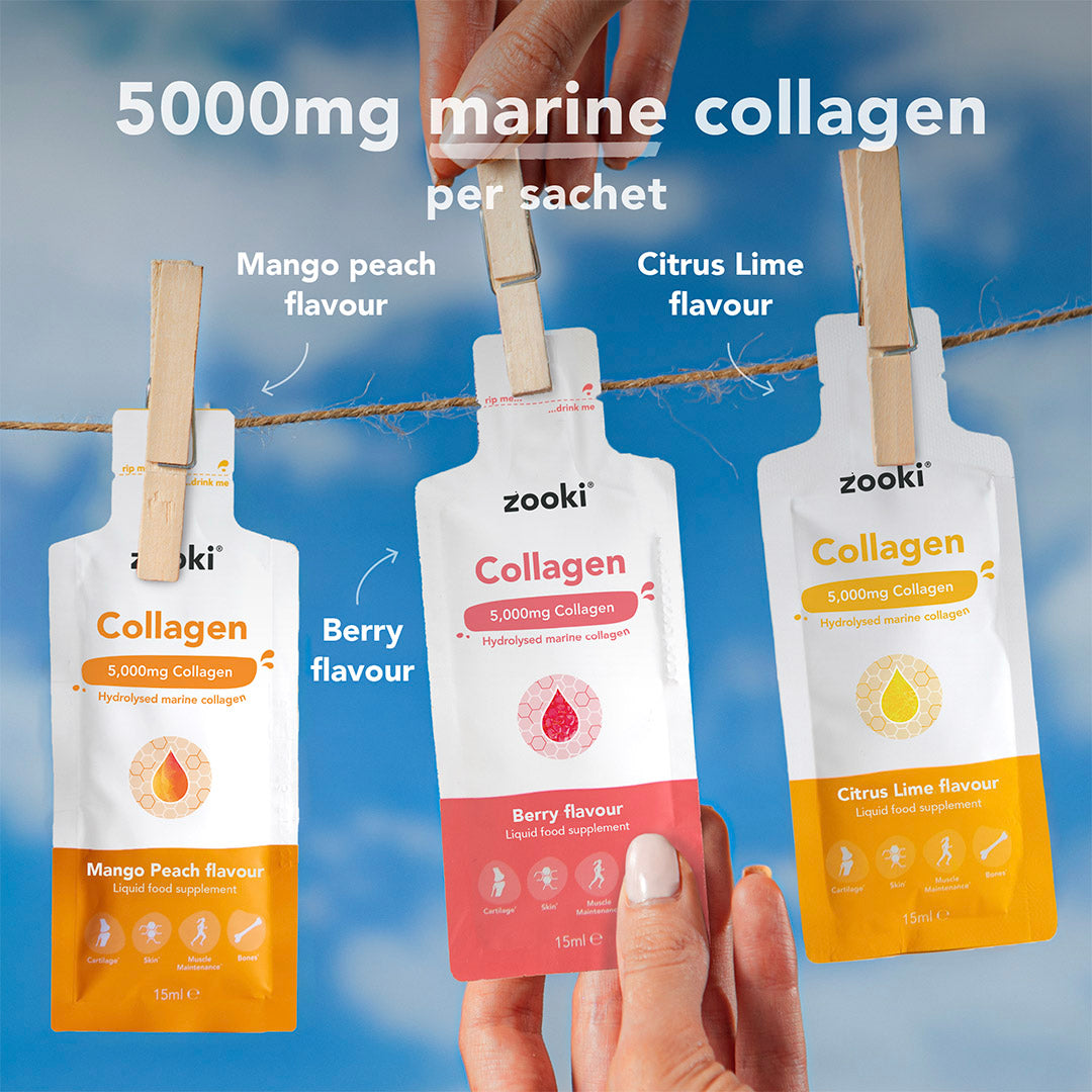 Marine Collagen Liquid Sachets For Skin, Hair & Nails - Zooki