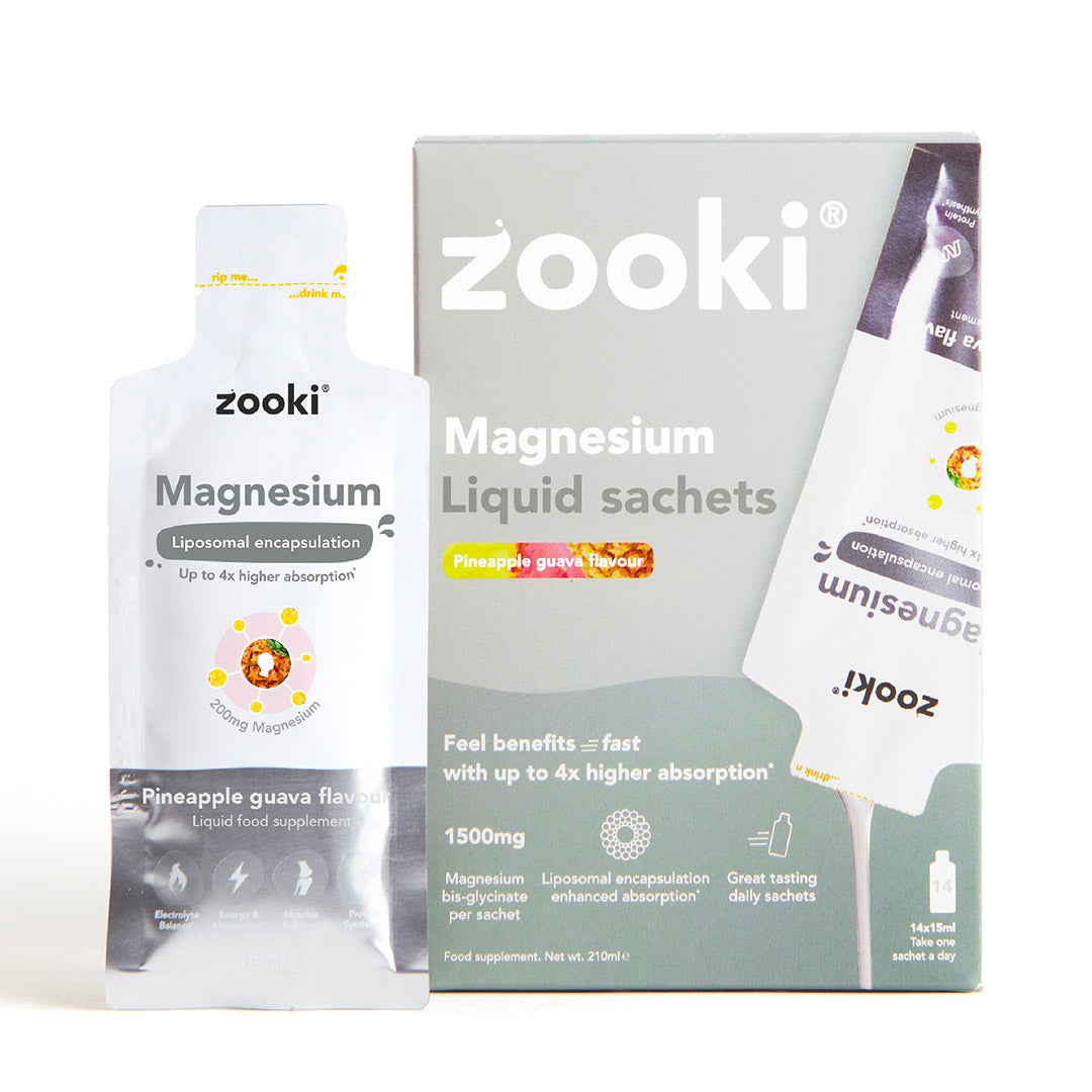 Magnesium Glycinate, Liposomal Liquid Sachets