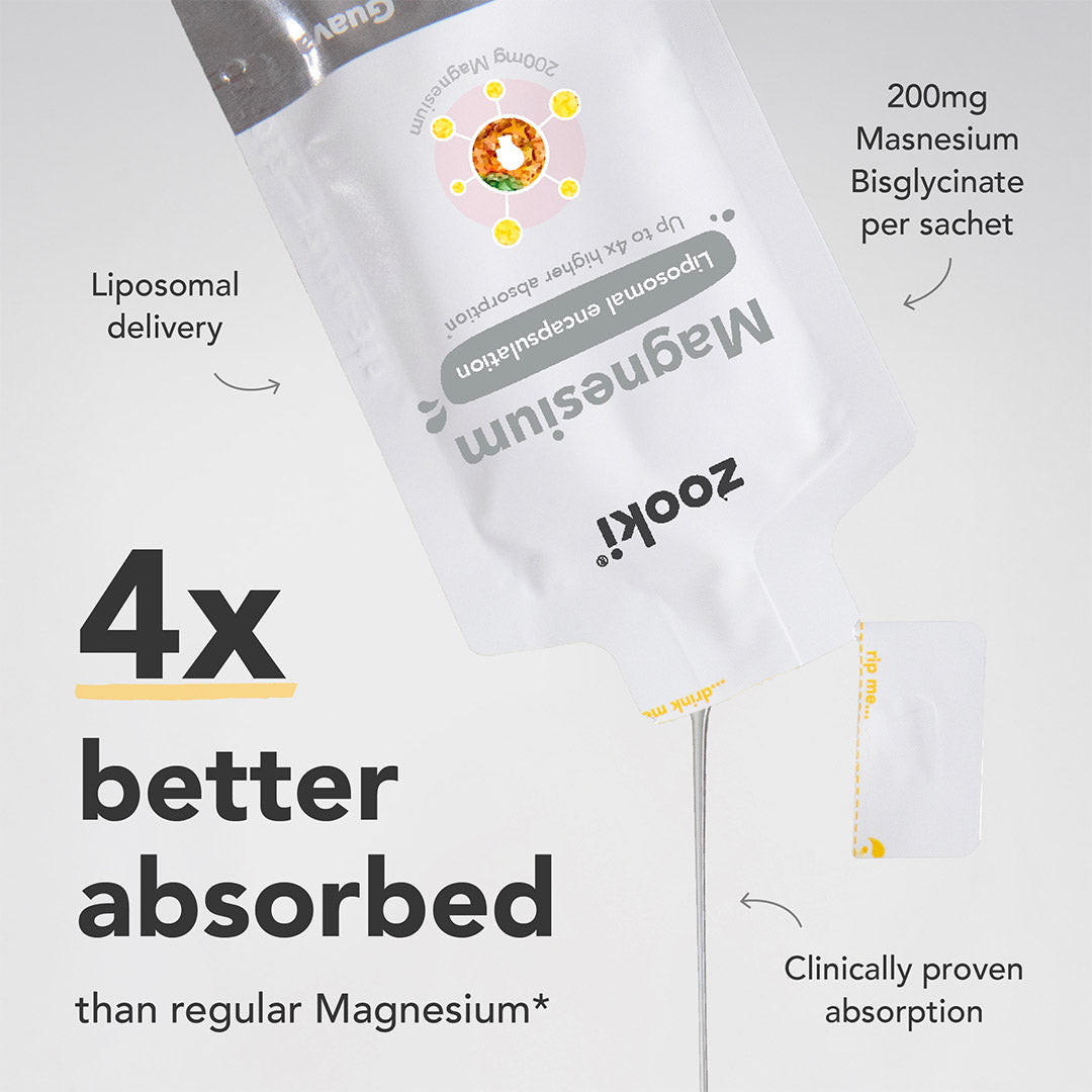 Magnesium Glycinate, Liposomal Liquid Sachets