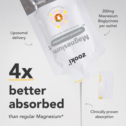 Magnesium Glycinate, Liposomal Liquid Sachets