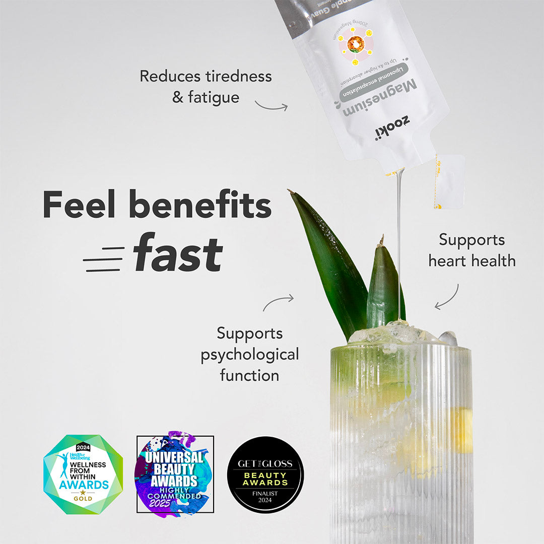 Magnesium Glycinate, Liposomal Liquid Sachets