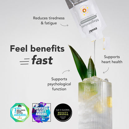Magnesium Glycinate, Liposomal Liquid Sachets
