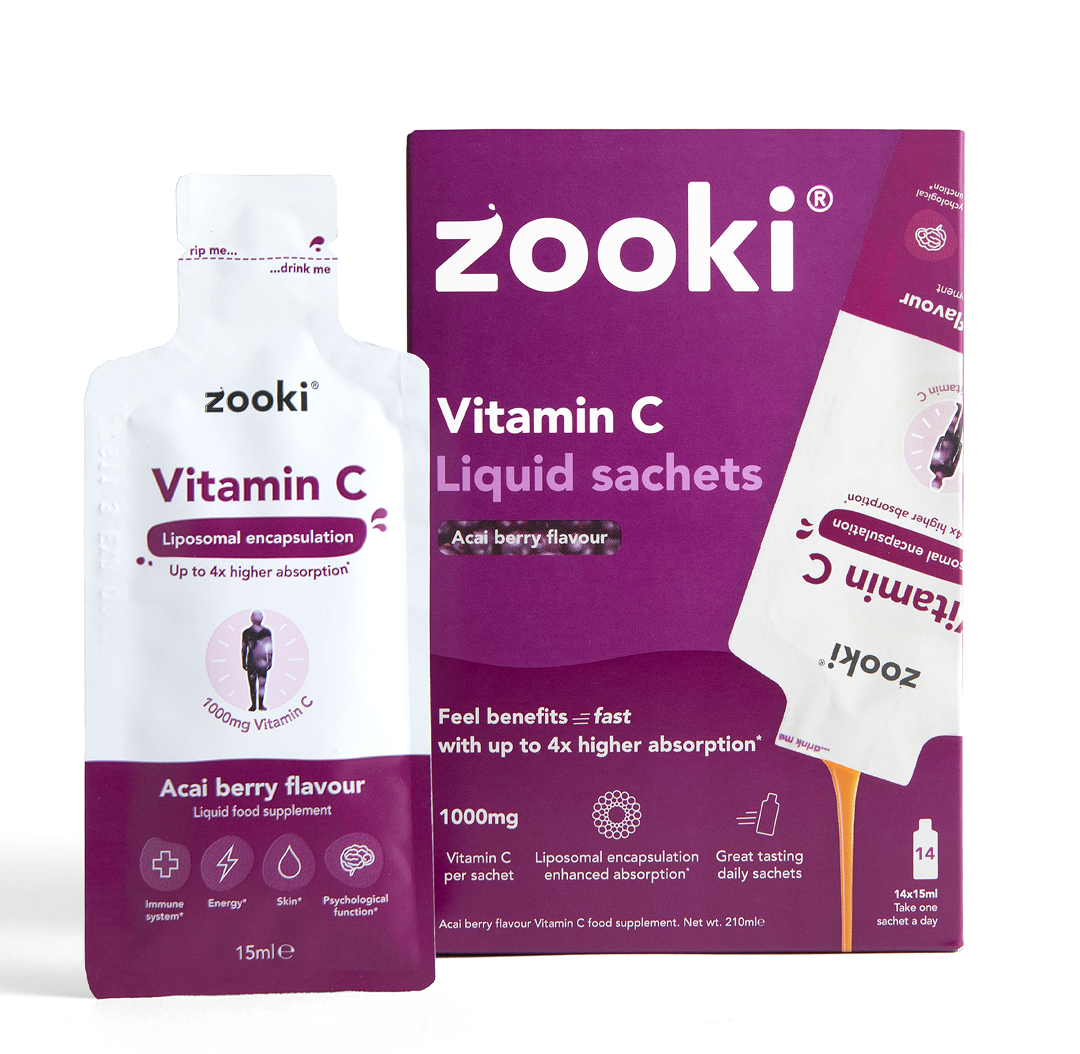 Liposomal Vitamin C Liquid, 4x Higher Absorption - Zooki Liposomal Vitamin C Liquid, 4x Higher Absorption - Zooki
