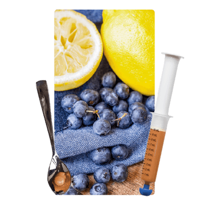 Probiotics made from natural ingredients Blueberry Lemon
